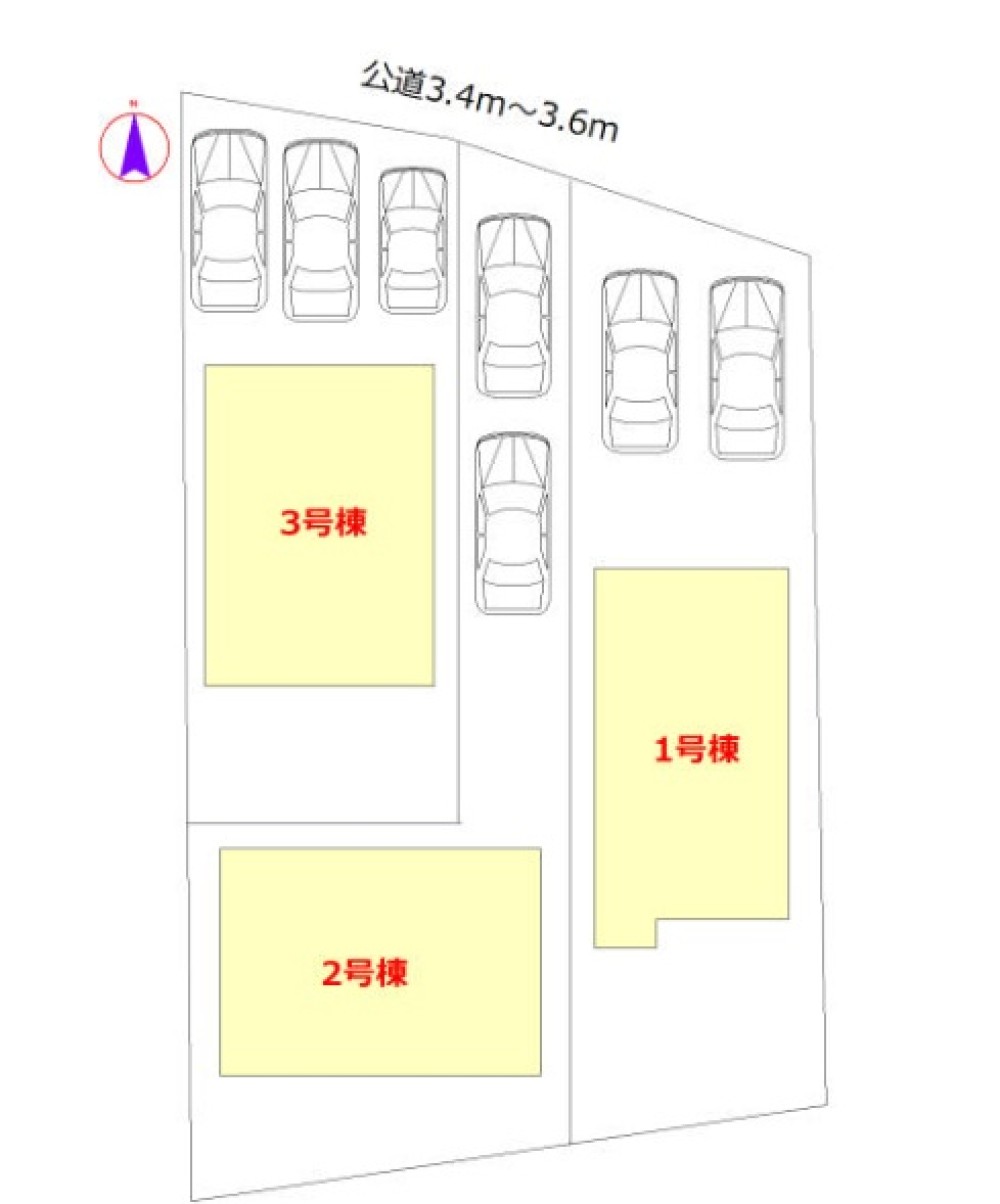 一宮市大和町　全3棟　3号棟 画像1