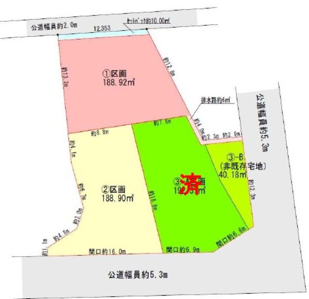 豊田市亀首町　全3区画　②区画 画像1