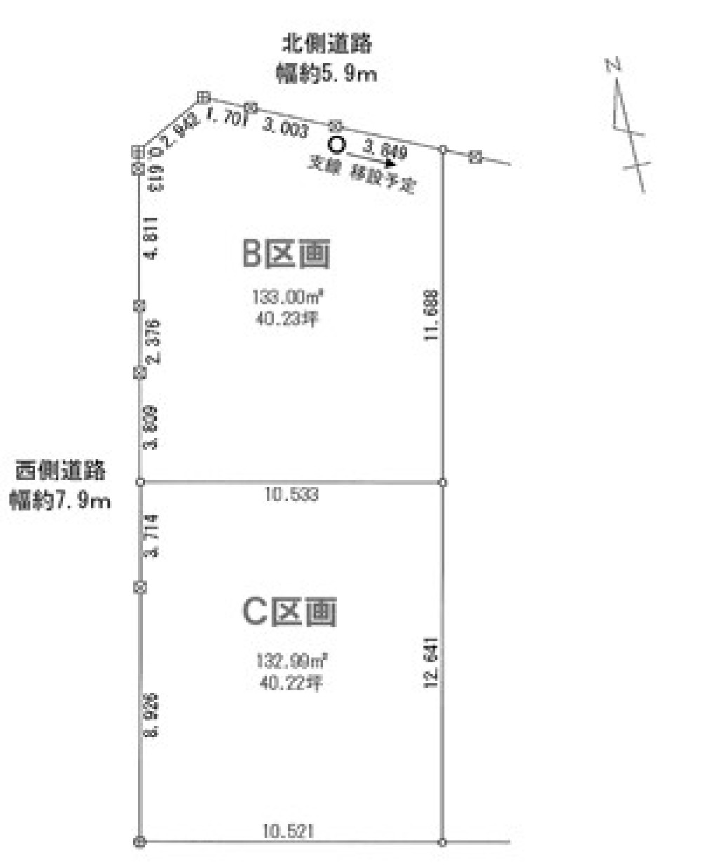 豊田市上郷町　全3区画　C区画 画像5