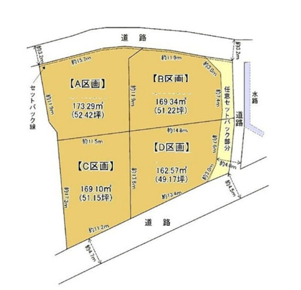 小牧市上末　全4区画　C区画 画像1
