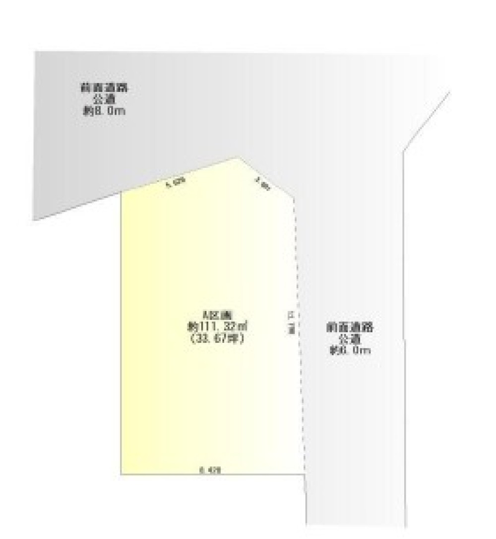 愛知郡東郷町三ツ池三丁目　全2区画　A区画 画像1