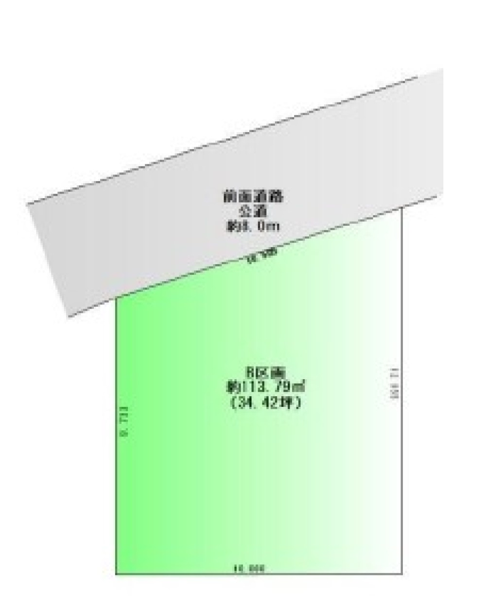 愛知郡東郷町三ツ池三丁目　全2区画　B区画 画像1