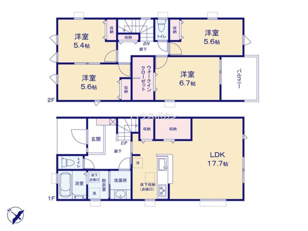刈谷市井ケ谷町　全5棟　2号棟 画像4