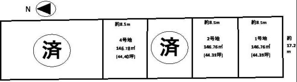 豊田市小川町　全5区画　1号地 画像1