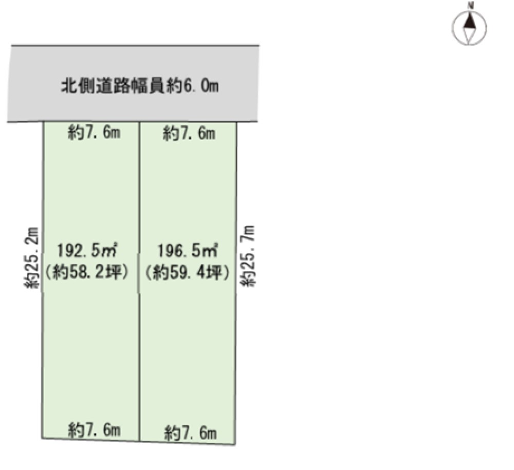 春日井市押沢台一丁目　全2区画　B区画 画像1