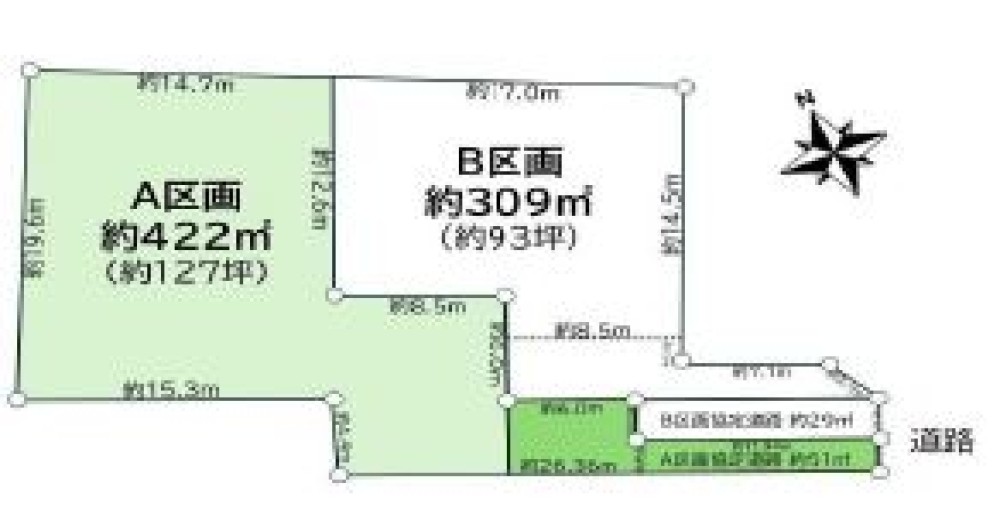 豊田市栄町二丁目　全2区画　A区画 画像1