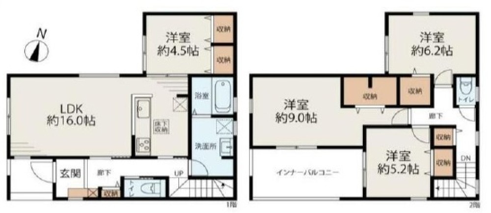 高浜市湯山町五丁目　全5棟　2号棟 画像2