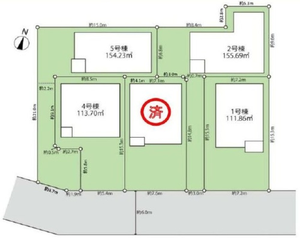 高浜市湯山町五丁目　全5棟　2号棟 画像1