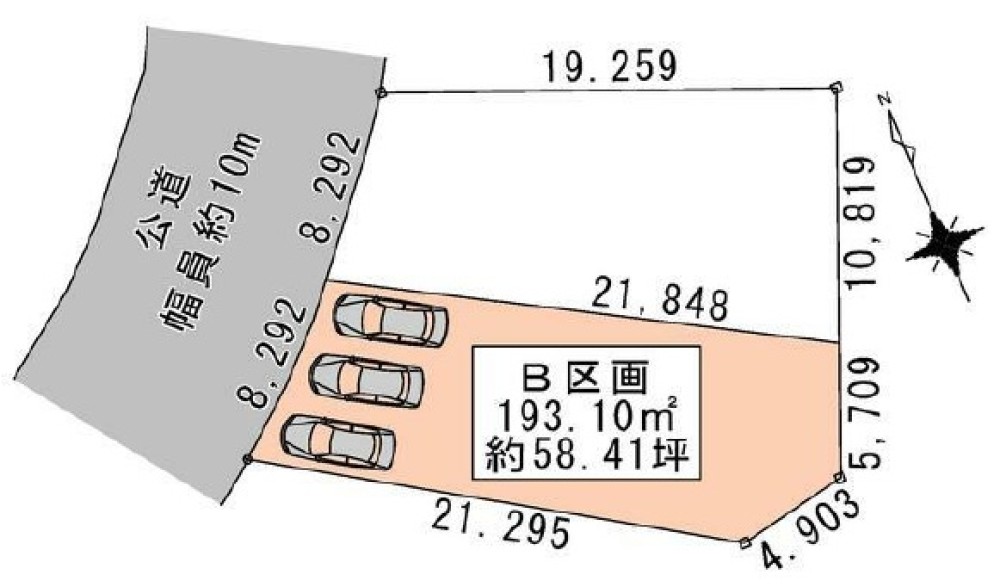 岐阜市本荘西　全2区画　B区画 画像6