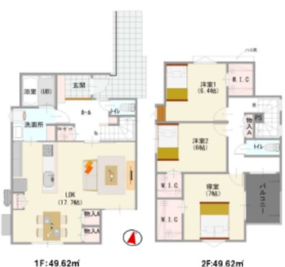 岡崎市細川町　第五　全1棟　1号棟 画像2