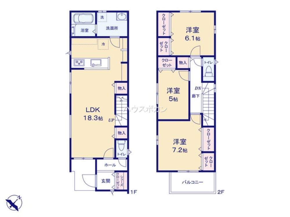 東郷町御岳二丁目　第1　全2棟　1号棟 画像5