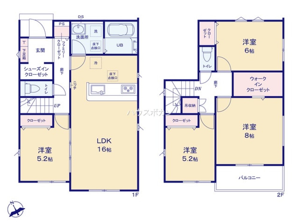 尾張旭市新居町　全2棟　1号棟 画像2