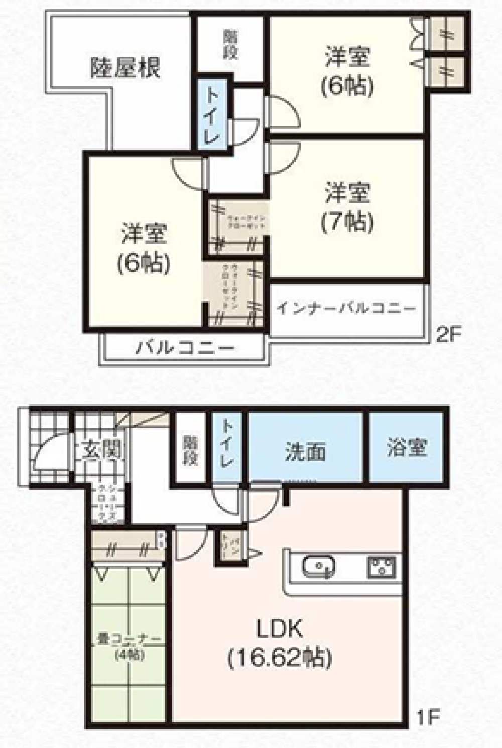 豊橋市東小鷹野2期　全3棟　1号棟 画像2
