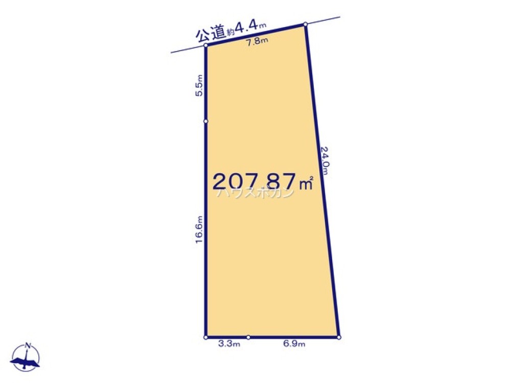 一宮市明地　01期　全5区画　3号地 画像1