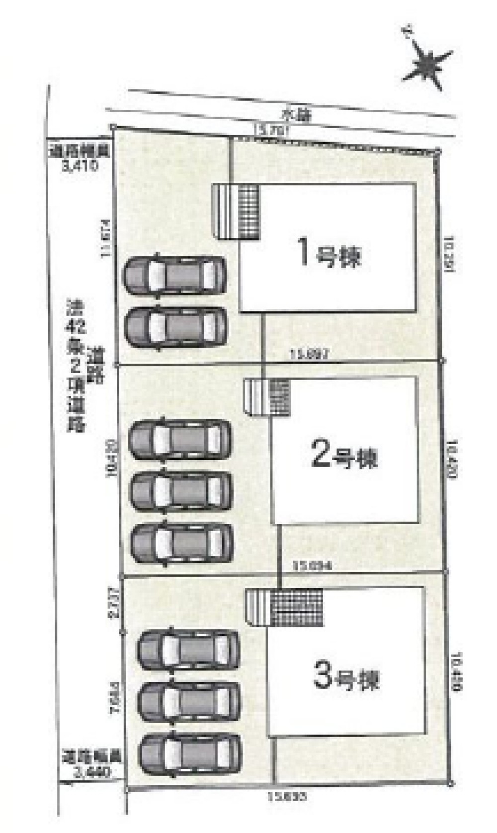 西尾市一色町野田　全3棟　3号棟 画像1