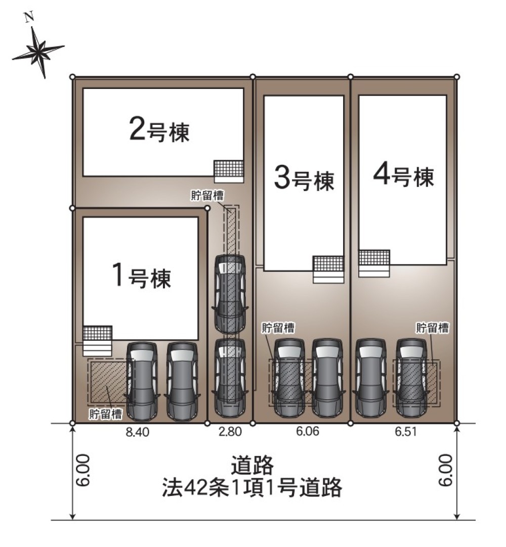 小牧市外堀二丁目　全4棟　2号棟 画像1