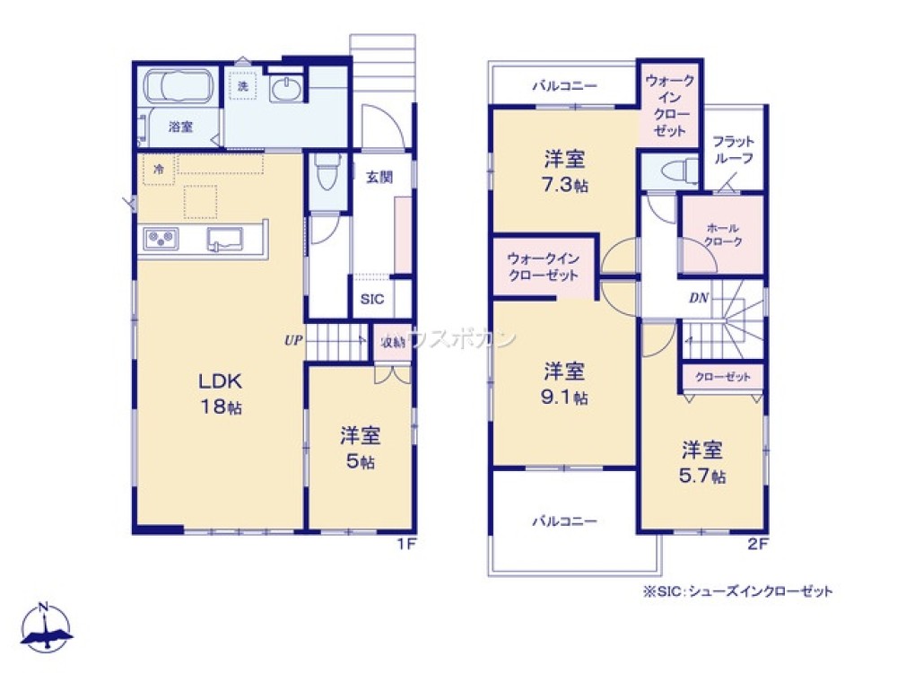 豊田市美里三丁目　2期　全1棟　1号棟 画像5