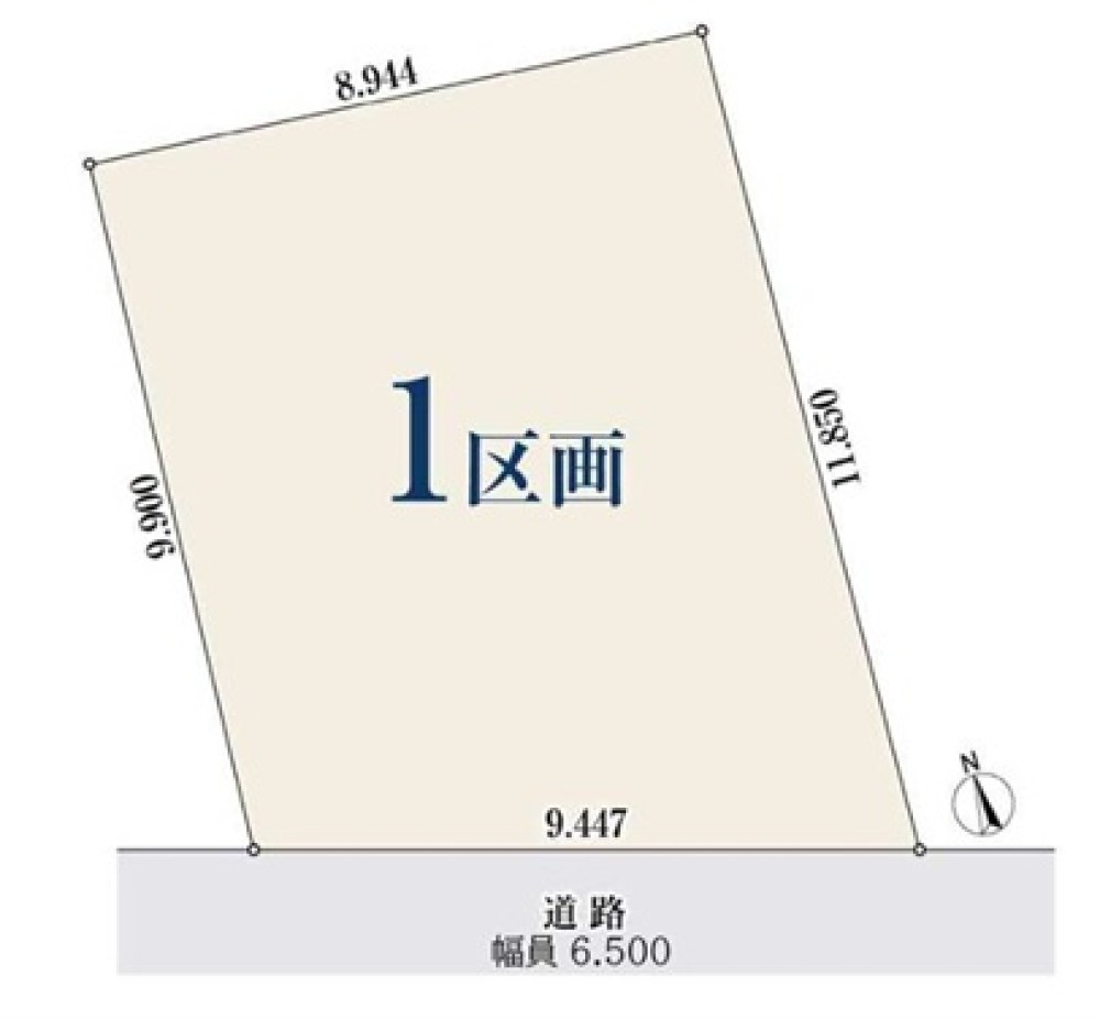 名古屋市中川区柳瀬町　332①　全1区画　1号地 画像1