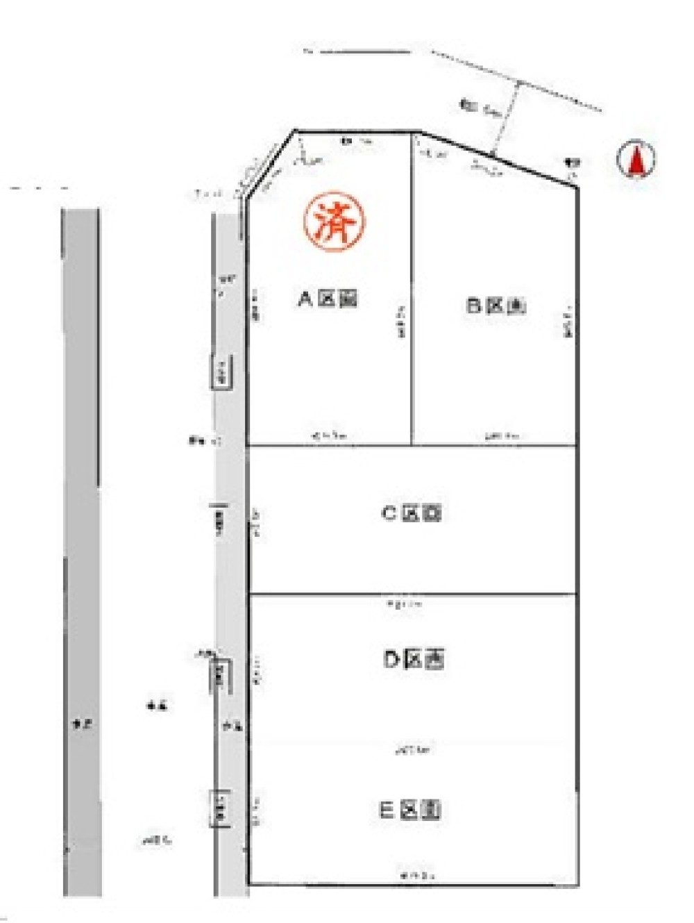 春日井市前並町　全5区画　B区画 画像1