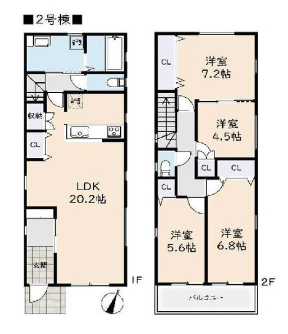 春日井市月見町　全2棟　2号棟 画像2
