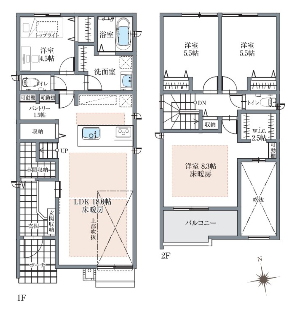 春日井市白山町　全3棟　1号棟 画像2