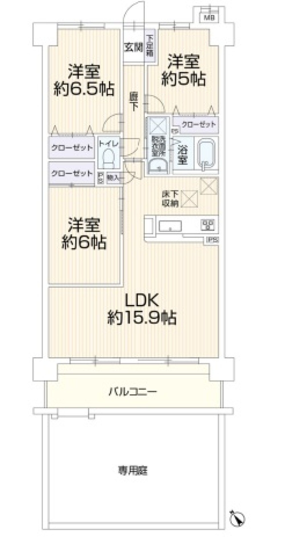 宝マンション太田川 画像1