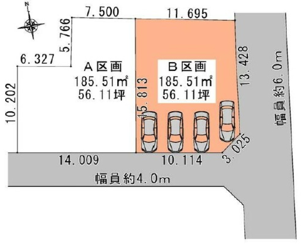 岐阜市東島五丁目　全2区画　B区画 画像7