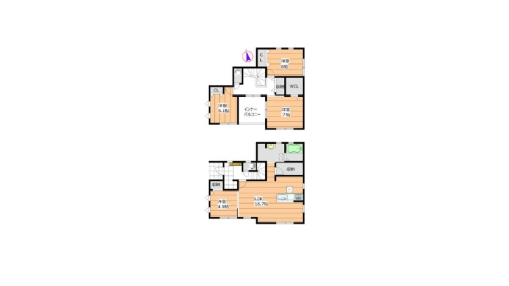 一宮市東加賀野井　全3棟　1号棟 画像2