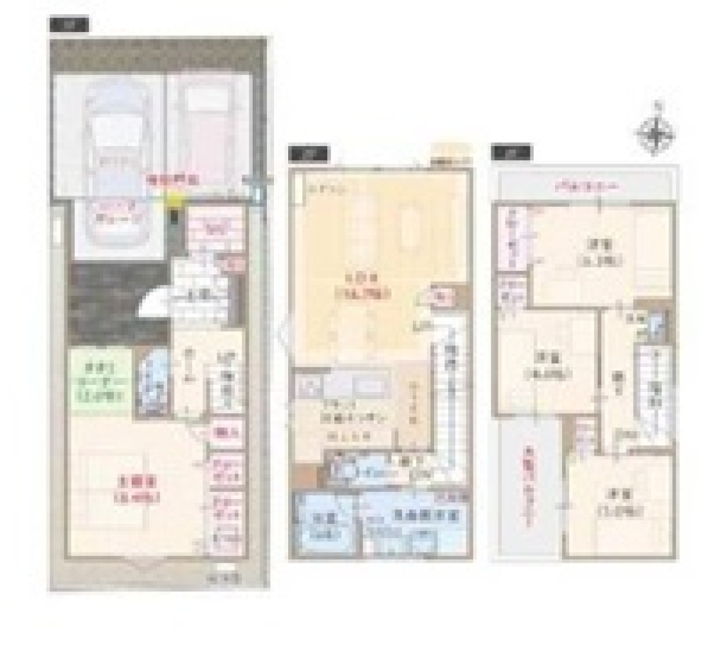 名古屋市中村区北畑町　全3棟　1号棟 画像2
