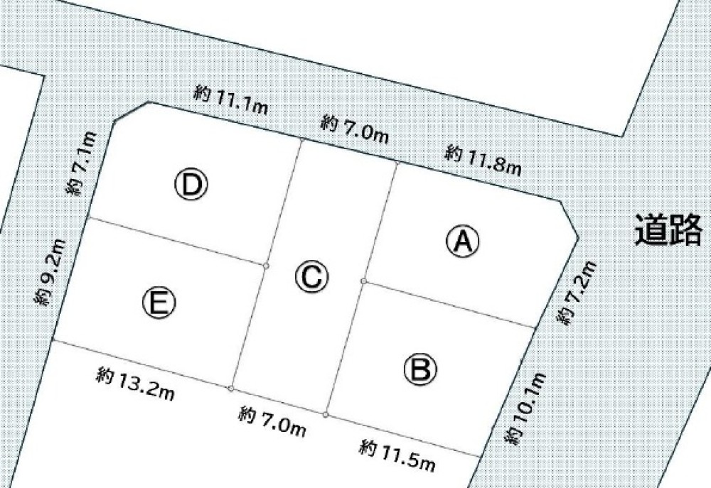 知多郡東浦町大字森岡字中町　全5区画　C区画 画像1