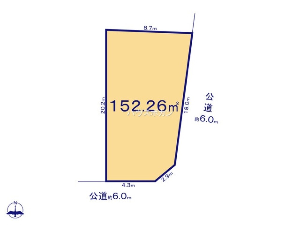 春日井市白山町六丁目　全3区画　1号地 画像2