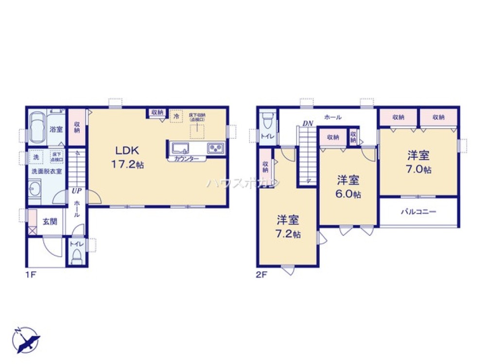 全居居室南西向き