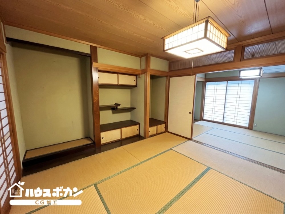 和室はホッと一息つける寛ぎの空間。