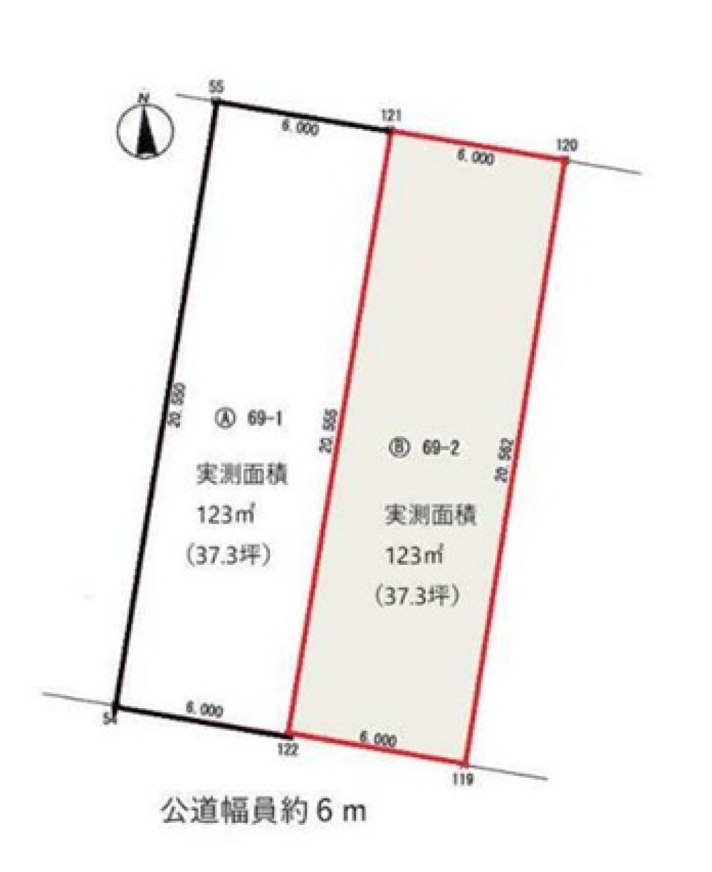 春日井市柏原町　全2区画　A区画 画像1
