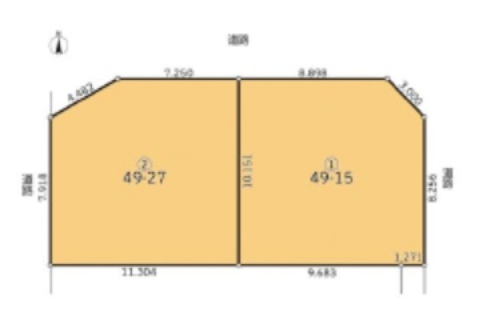 名古屋市千種区春里町　全2区画　1号地 画像1