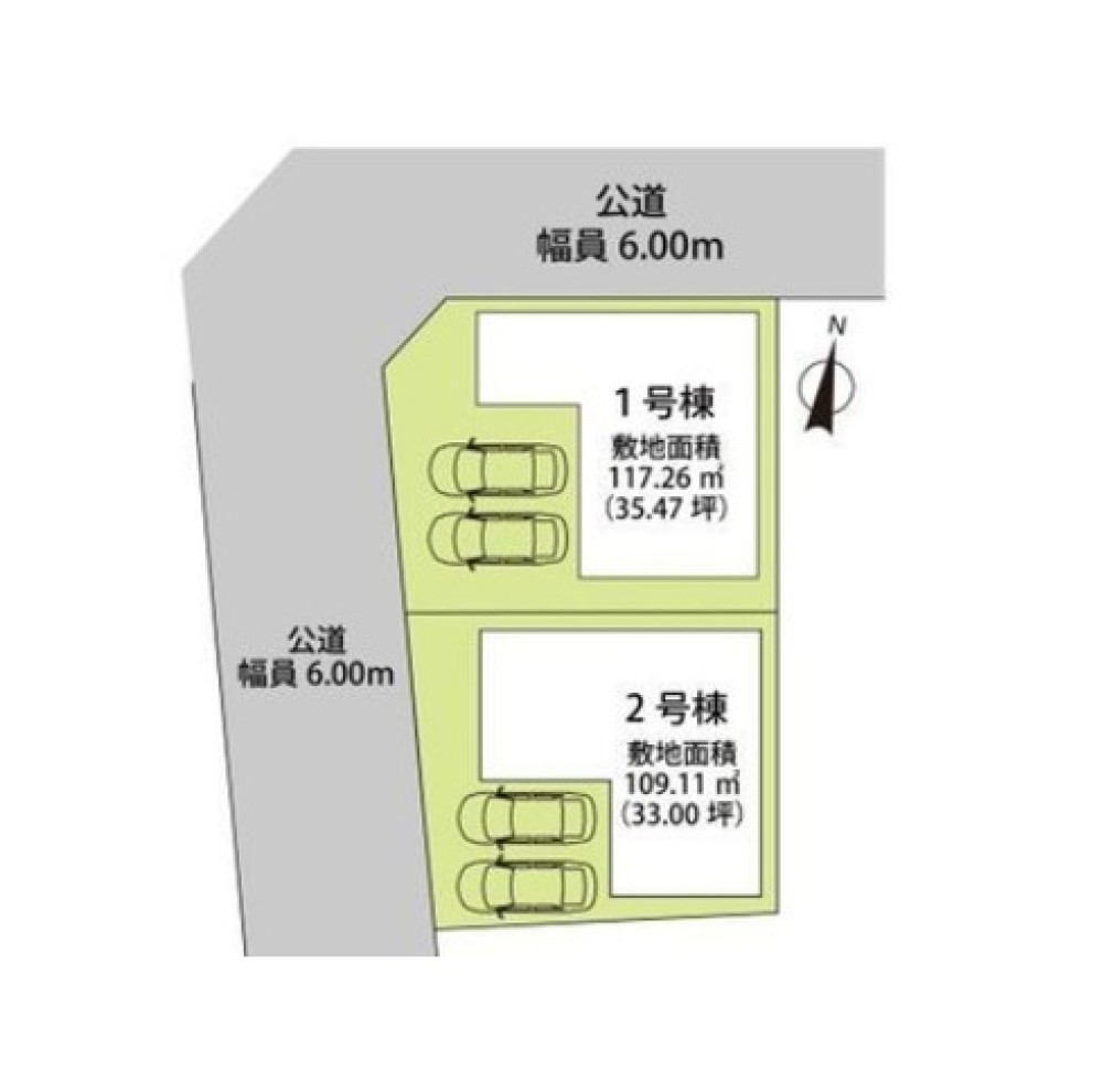 岡崎市竜美北　全2棟　1号棟 画像1