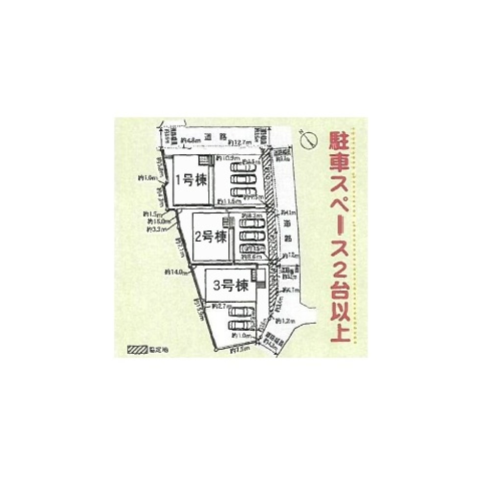 西尾市南中根町　第3　全3棟　2号棟 画像1