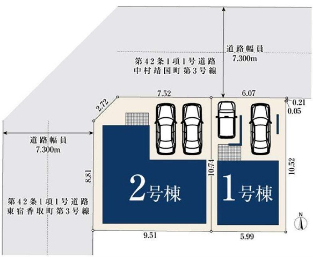 名古屋市中村区靖国町　273②　全2棟　1号棟 画像1