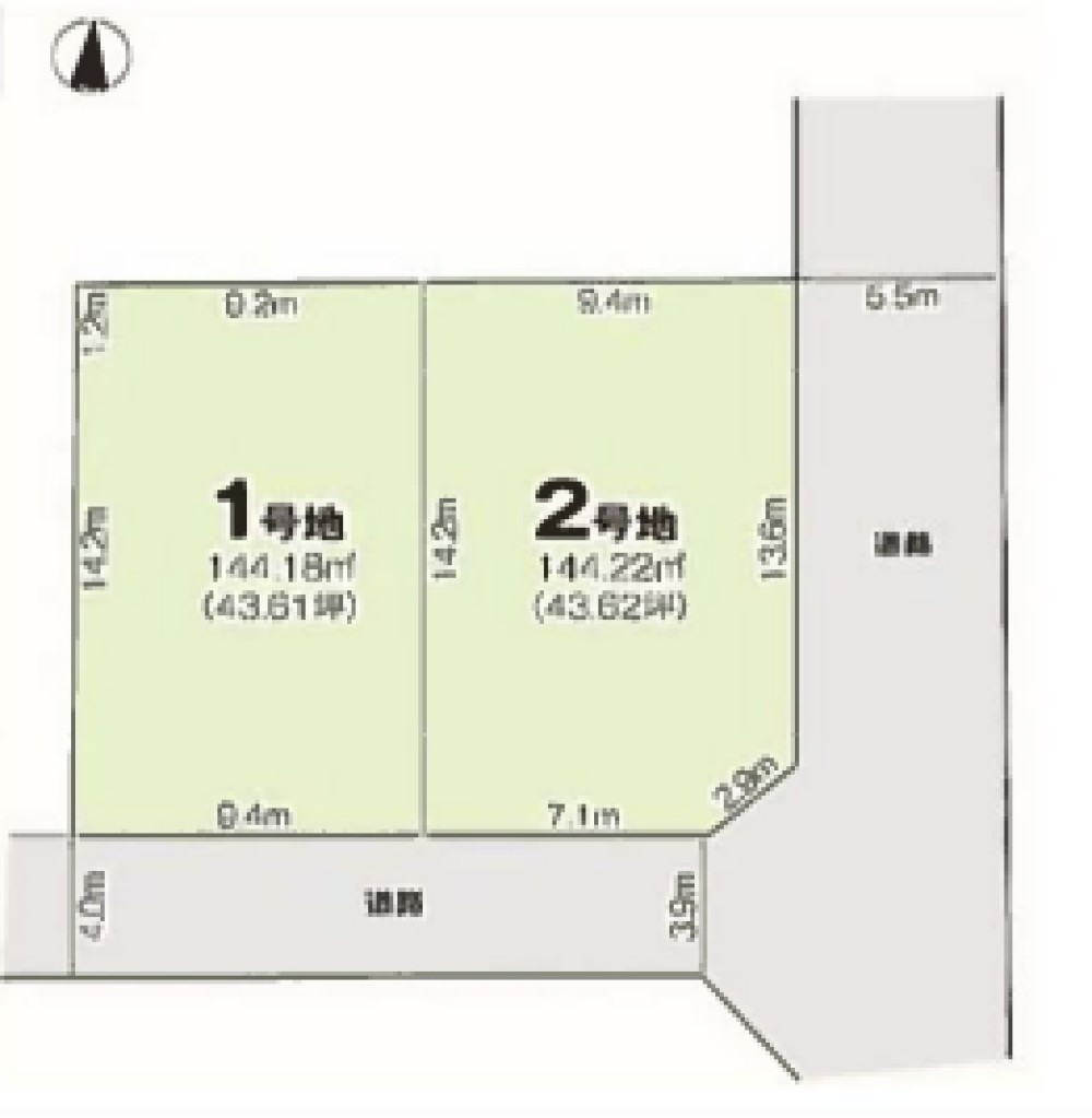 岡崎市百々町　1期　全2区画　1号地 画像1