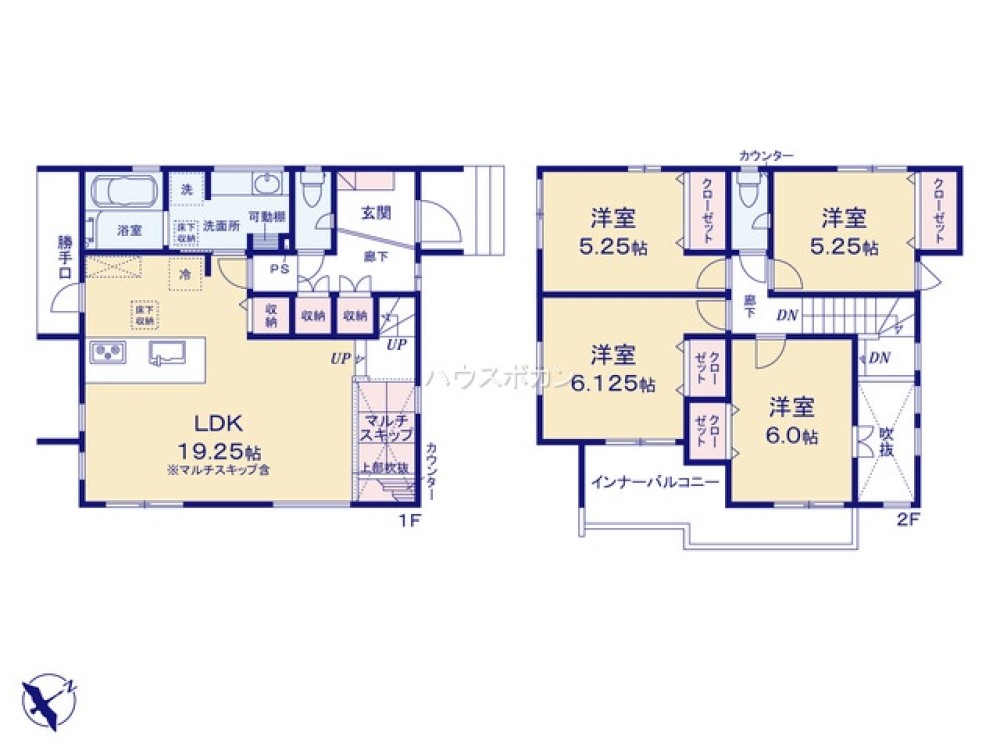 知多市つつじが丘三丁目　全2棟　1号棟 画像3