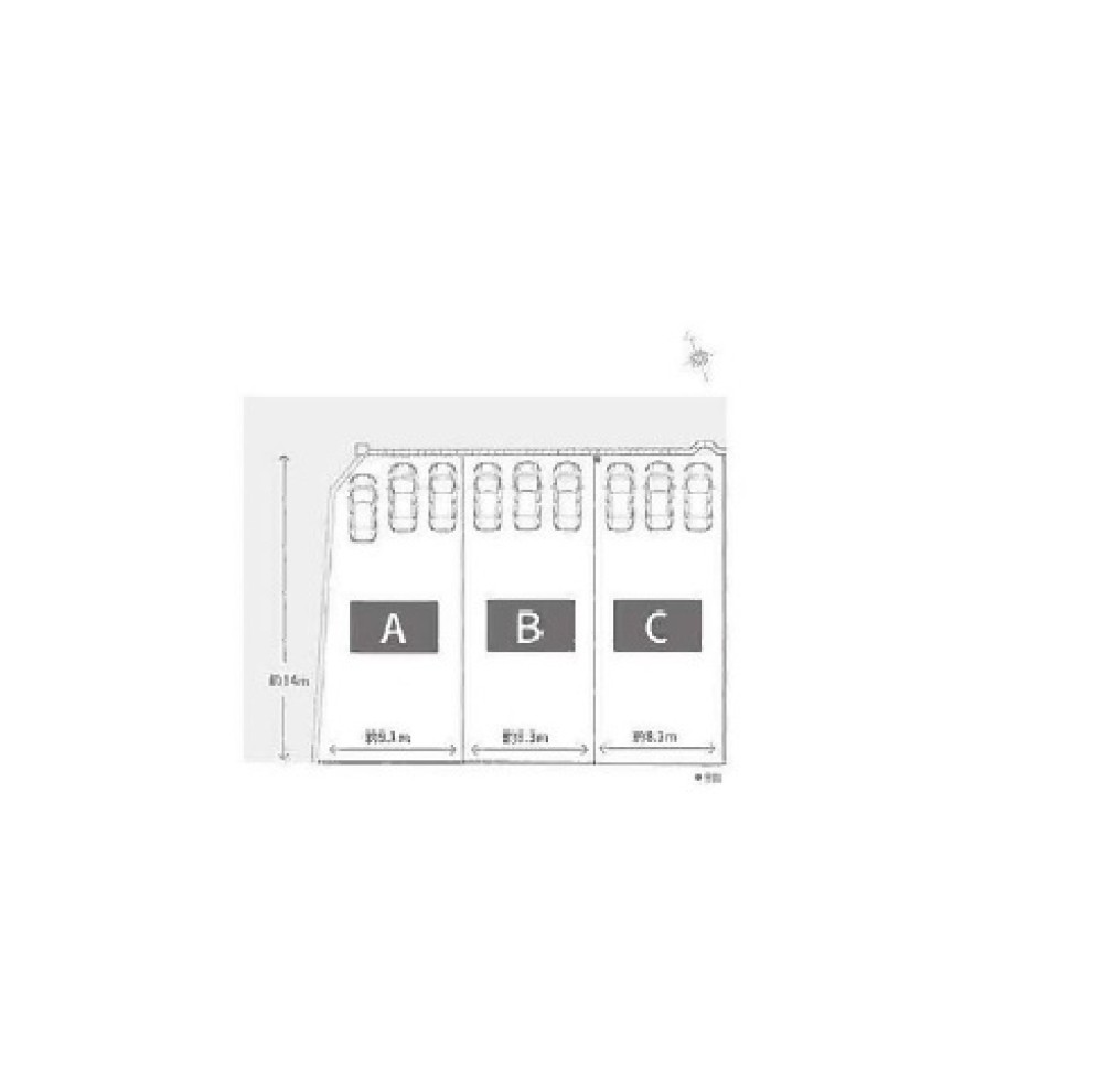 稲沢市横地　全3区画　C区画 画像1