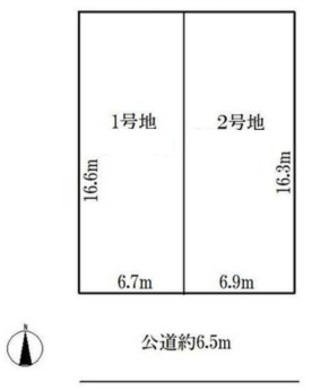 名古屋市中川区打中二丁目　全2区画　2号地 画像1