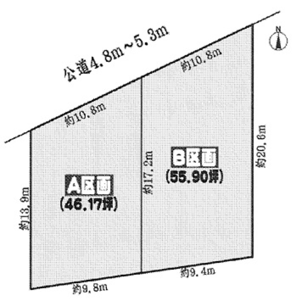春日井市気噴町　2区画　B区画 画像1