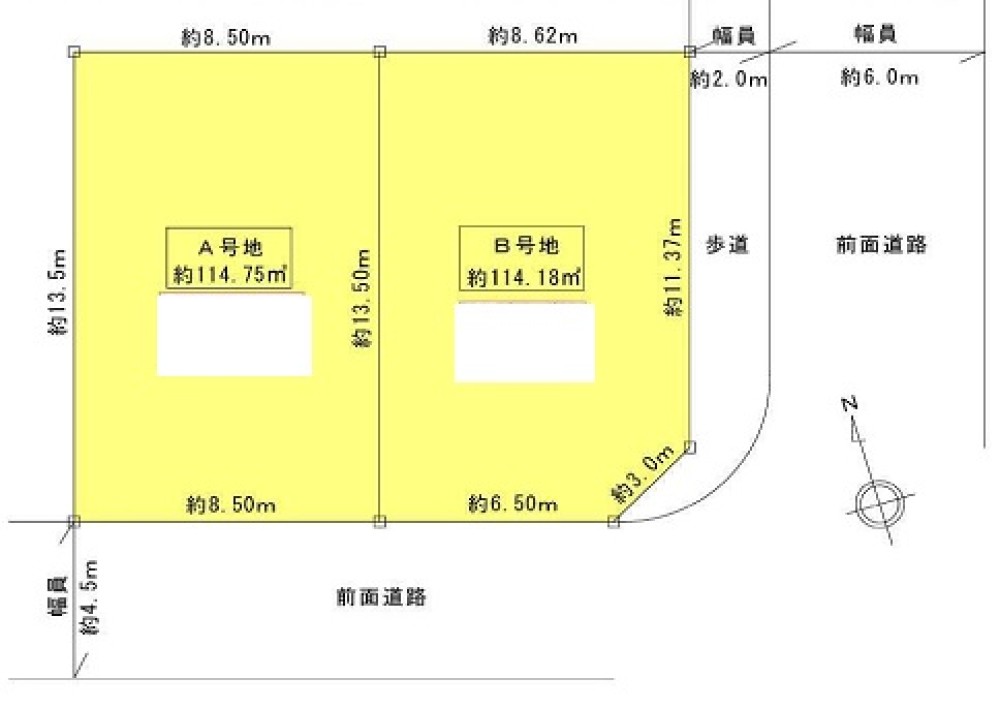 名古屋市天白区福池　全2区画　B号地 画像1