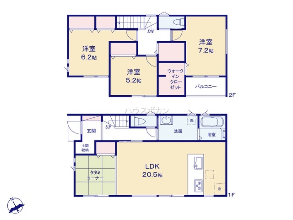 小牧市安田町　全3棟　1号棟 画像4