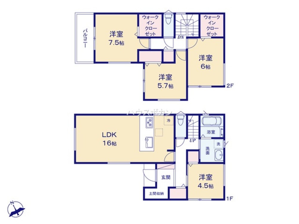 小牧市安田町　全3棟　2号棟 画像4