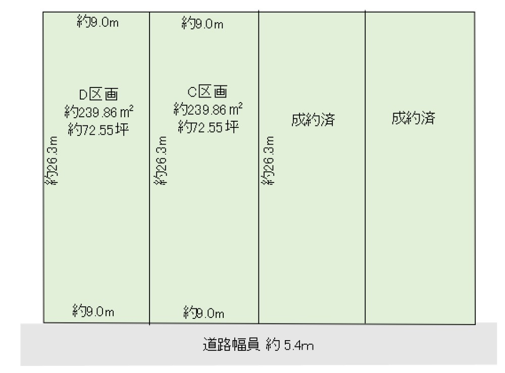 豊橋市植田町　全4区画　D区画 画像6