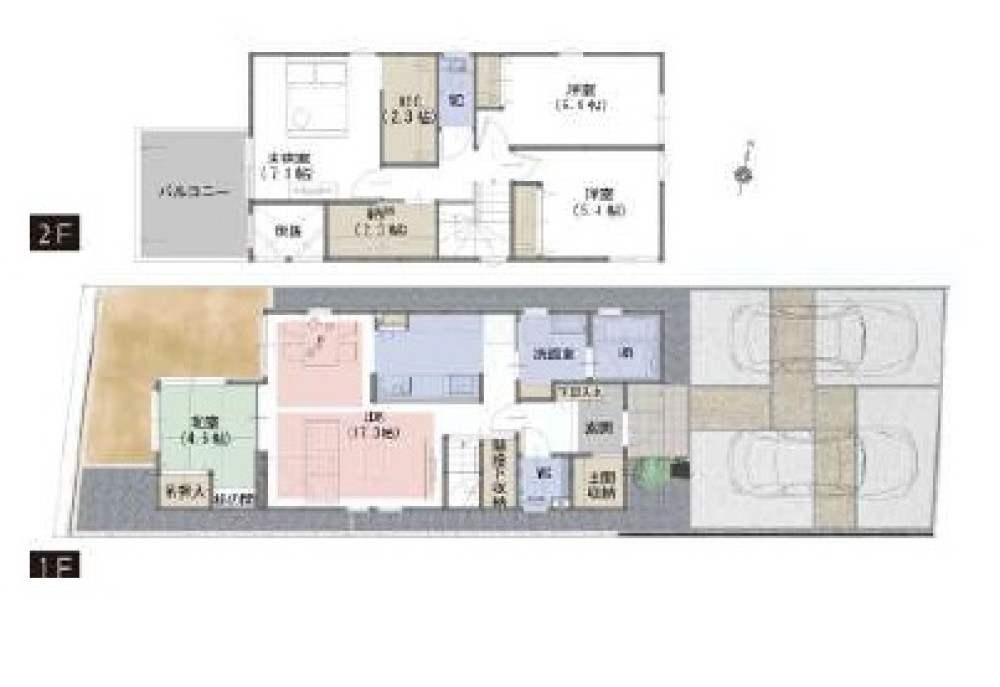 豊明市栄町上姥子の家　限定4棟　B号棟 画像2