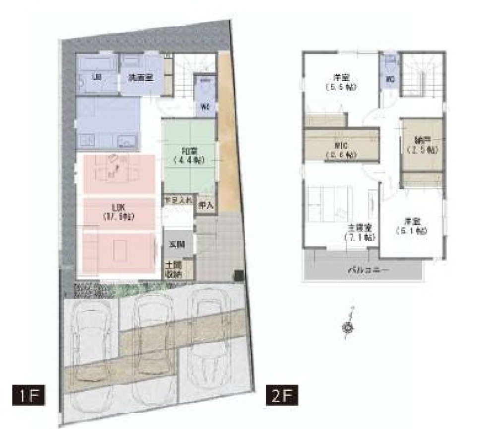 豊明市栄町上姥子の家　限定4棟　C号棟 画像2