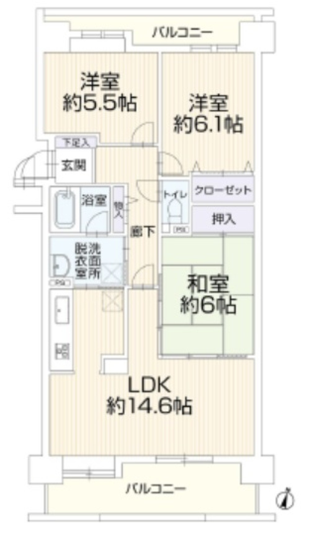 パークシティ水野　B棟 画像1